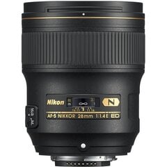 Nikon AF-S NIKKOR 28мм f/1.4E ED цена и информация | Объектив | 220.lv