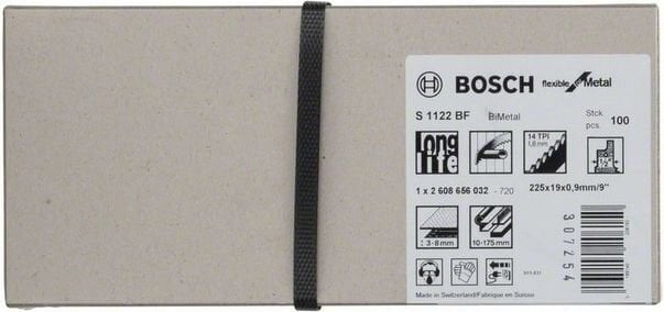 Bosch zāģis lineārajam zāģim S 1122 BF, 2 gab. cena un informācija | Dārza tehnikas rezerves daļas | 220.lv
