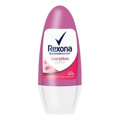 Rullīšu dezodorants Rexona Motion Sense Biorythm 50 ml cena un informācija | Dezodoranti | 220.lv