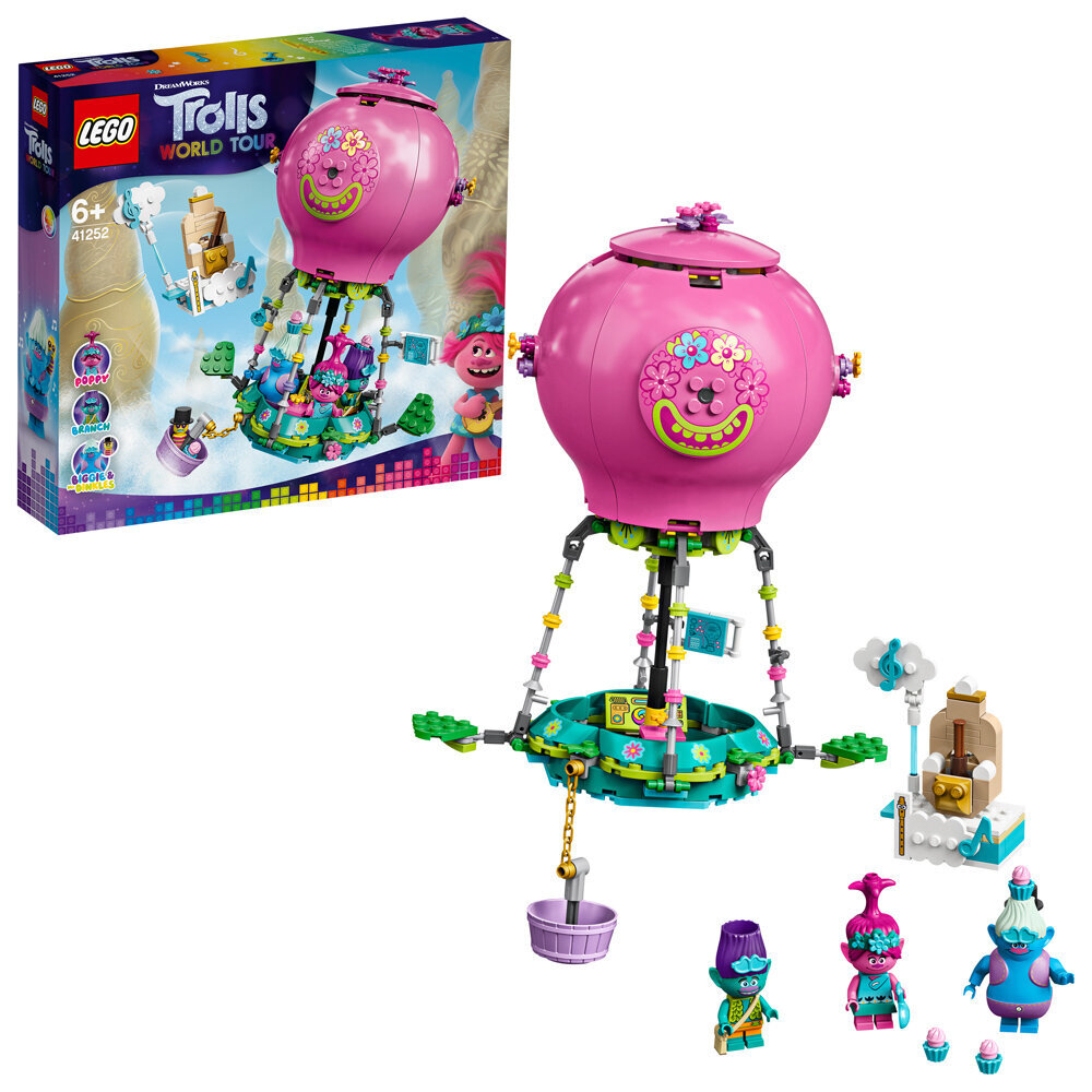 41252 LEGO® Trolls Piedzīvojumi ar karstā gaisa balonu cena un informācija | Konstruktori | 220.lv