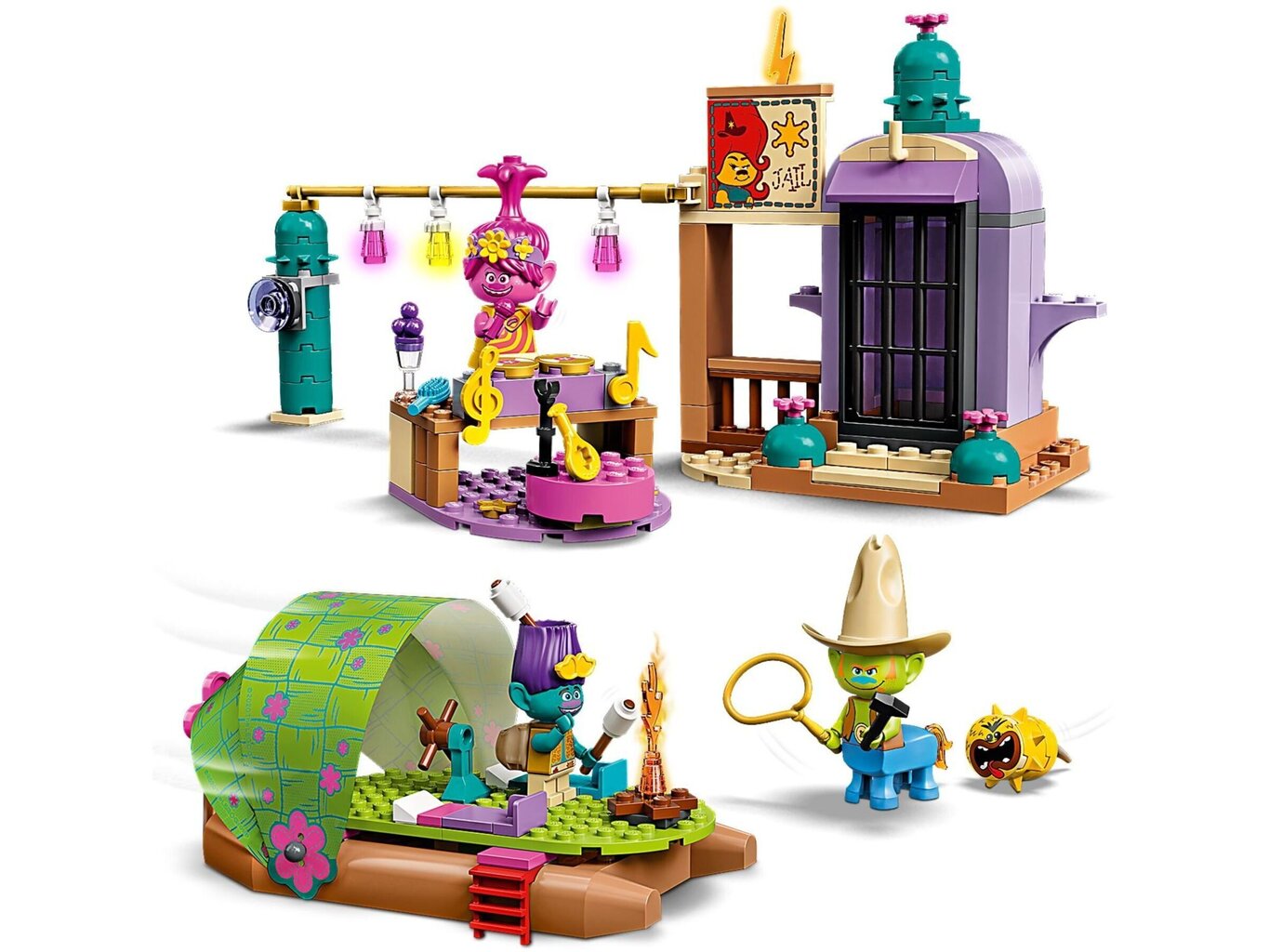 41253 LEGO® Trolls Jautri piedzīvojumi ar plostu cena un informācija | Konstruktori | 220.lv