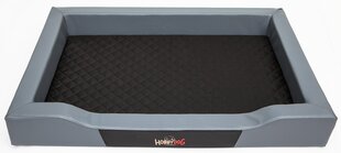 Hobbydog guļvieta Deluxe XL, pelēka/melna, 93x62 cm cena un informācija | Suņu gultas, spilveni, būdas | 220.lv