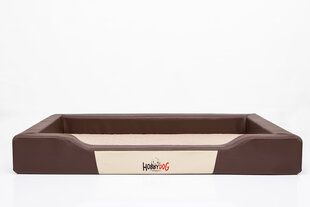 Hobbydog guļvieta Deluxe L, brūnas/smilšu krāsas, 75x50 cm cena un informācija | Suņu gultas, spilveni, būdas | 220.lv