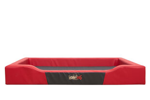 Hobbydog guļvieta Deluxe L, sarkana/melna, 75x50 cm cena un informācija | Suņu gultas, spilveni, būdas | 220.lv