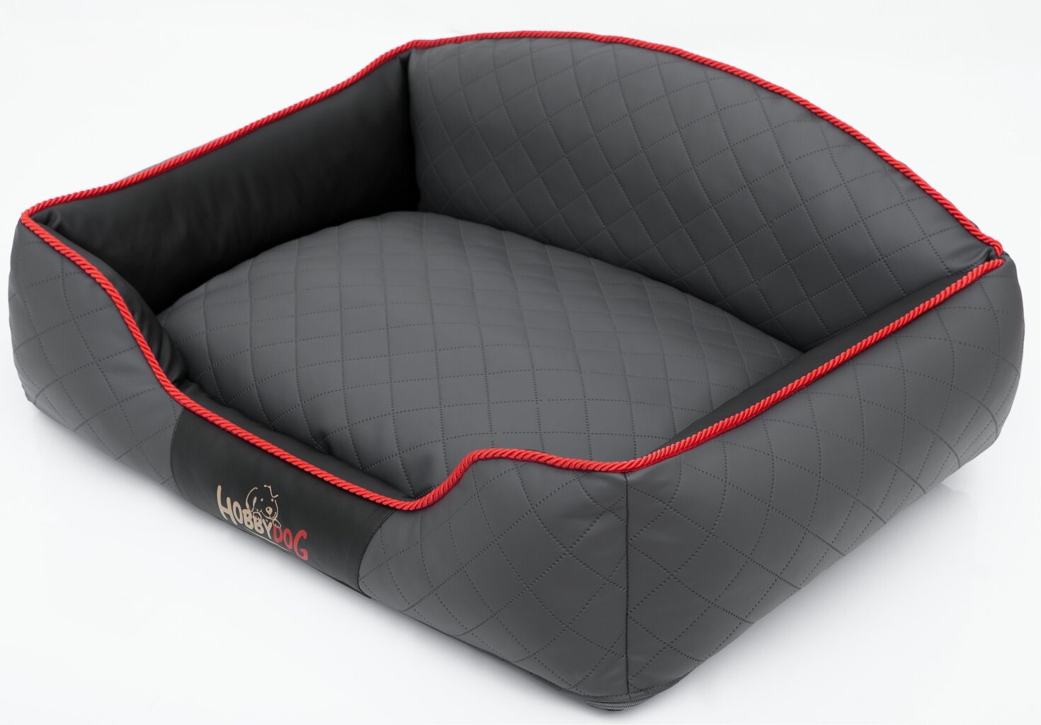 Hobbydog guļvieta Elite L, pelēka/melna, 65x50 cm цена и информация | Suņu gultas, spilveni, būdas | 220.lv
