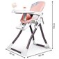 Bērnu barošanas krēsls EcoToys, rozā cena un informācija | Barošanas krēsli | 220.lv