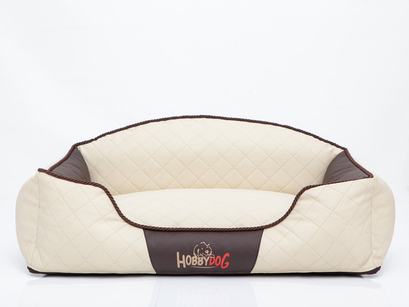 Hobbydog guļvieta Elite XL, smilšu/brūnas krāsas, 84x65 cm cena un informācija | Suņu gultas, spilveni, būdas | 220.lv