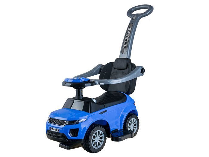 Stumjamā automašīna trīs vienā, Zila cena un informācija | Rotaļlietas zīdaiņiem | 220.lv