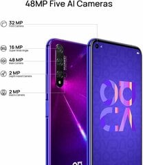Huawei Nova 5T Dual-Sim 128 GB Midsummer Purple cena un informācija | Mobilie telefoni | 220.lv