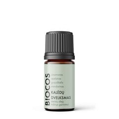 ZIEMASSVĒTKU ELPA 100% dabisko ēterisko eļļu aromterapijas maisījums BIOCOS, 3 ml. cena un informācija | Ēteriskās eļļas, kosmētiskās eļļas, hidrolāti | 220.lv