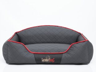 Hobbydog лежак Elite XL, черный/серый, 84x65 см цена и информация | Лежаки, домики | 220.lv