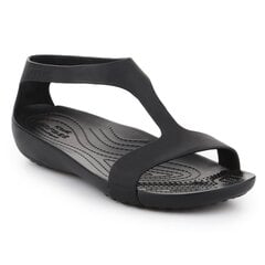 Crocs женские сандалии W Serena Sandals 205469-060, черный цена и информация | Женские сандалии Libra Pop, чёрные | 220.lv