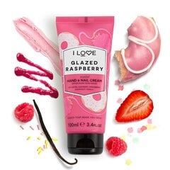 Roku un nagu krēms I Love Glazed Raspberry 100 ml цена и информация | Кремы, лосьоны для тела | 220.lv