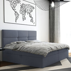 Кровать Selsey Satiri, 180x200 см, серая цена и информация | Кровати | 220.lv
