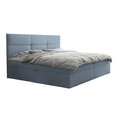 Кровать Selsey Satiri, 180x200 см, синяя