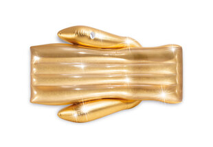 Надувной плот Intex Shimmering Gold Lounge цена и информация | Надувные и пляжные товары | 220.lv