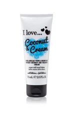 Maigs roku losjons I Love Coconut & Cream 75 ml cena un informācija | Ķermeņa krēmi, losjoni | 220.lv