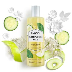 Dušas želeja I Love Elderflower Fizz 360 ml cena un informācija | Dušas želejas, eļļas | 220.lv