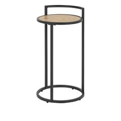 Kafijas galdiņš Selsey Krapina, 33x65 cm, brūns/melns cena un informācija | Žurnālgaldiņi | 220.lv