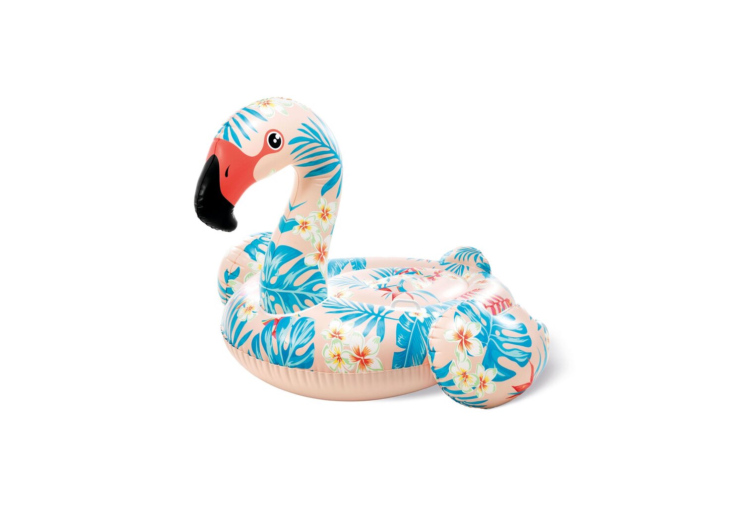 Bērnu piepūšamais plosts Intex Tropical Flamingo cena un informācija | Piepūšamās rotaļlietas un pludmales preces | 220.lv