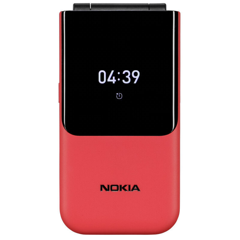 Nokia 2720 Flip, 4 GB, Dual SIM, Red cena un informācija | Mobilie telefoni | 220.lv