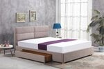 Кровать Halmar Merida, 160x200 cм, песочный цвет