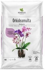 Земля для орхидей „Kekkila” 6 л цена и информация | Грунт, земля, торф, компост | 220.lv