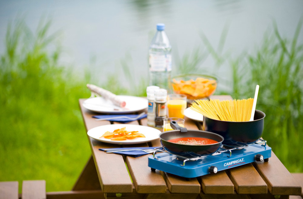 Gāzes plītiņa Campingaz BASE CAMP cena un informācija | Tūrisma gāzes plītis, gāzes baloni | 220.lv