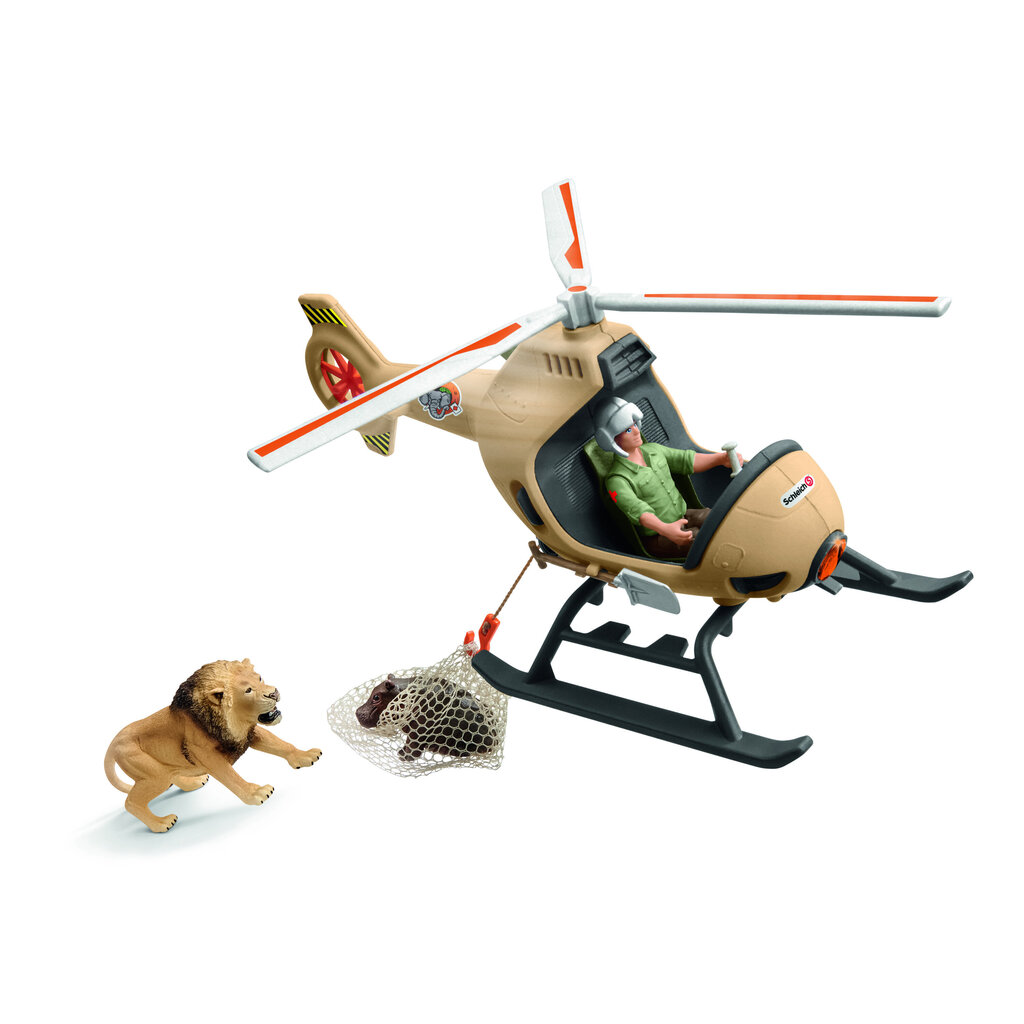Dzīvnieku glābšanas helikopters Schleich Wild Life cena un informācija | Rotaļlietas zēniem | 220.lv