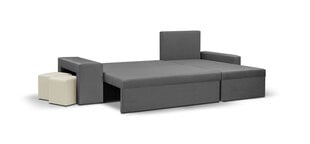 Stūra dīvāns Bellezza Dakota, oranžs/melns cena un informācija | Stūra dīvāni | 220.lv