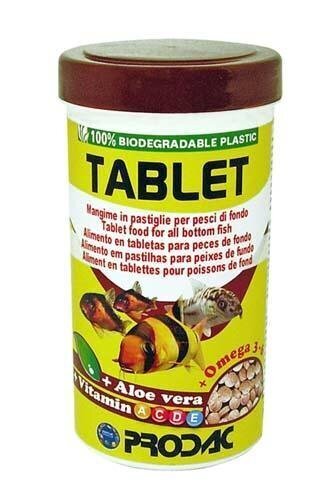 Prodac Tablet tabletes grunts zivīm 250ml 160g cena un informācija | Zivju barība | 220.lv