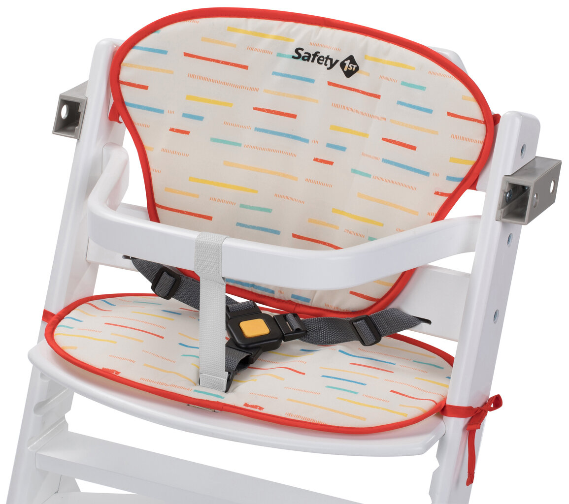 Koka barošanas krēsliņš ar polsterējumu Safety 1st Timba White, balts cena un informācija | Barošanas krēsli | 220.lv