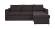 Universāls stūra dīvāns Bellezza Inari, tumši brūns cena un informācija | Stūra dīvāni | 220.lv