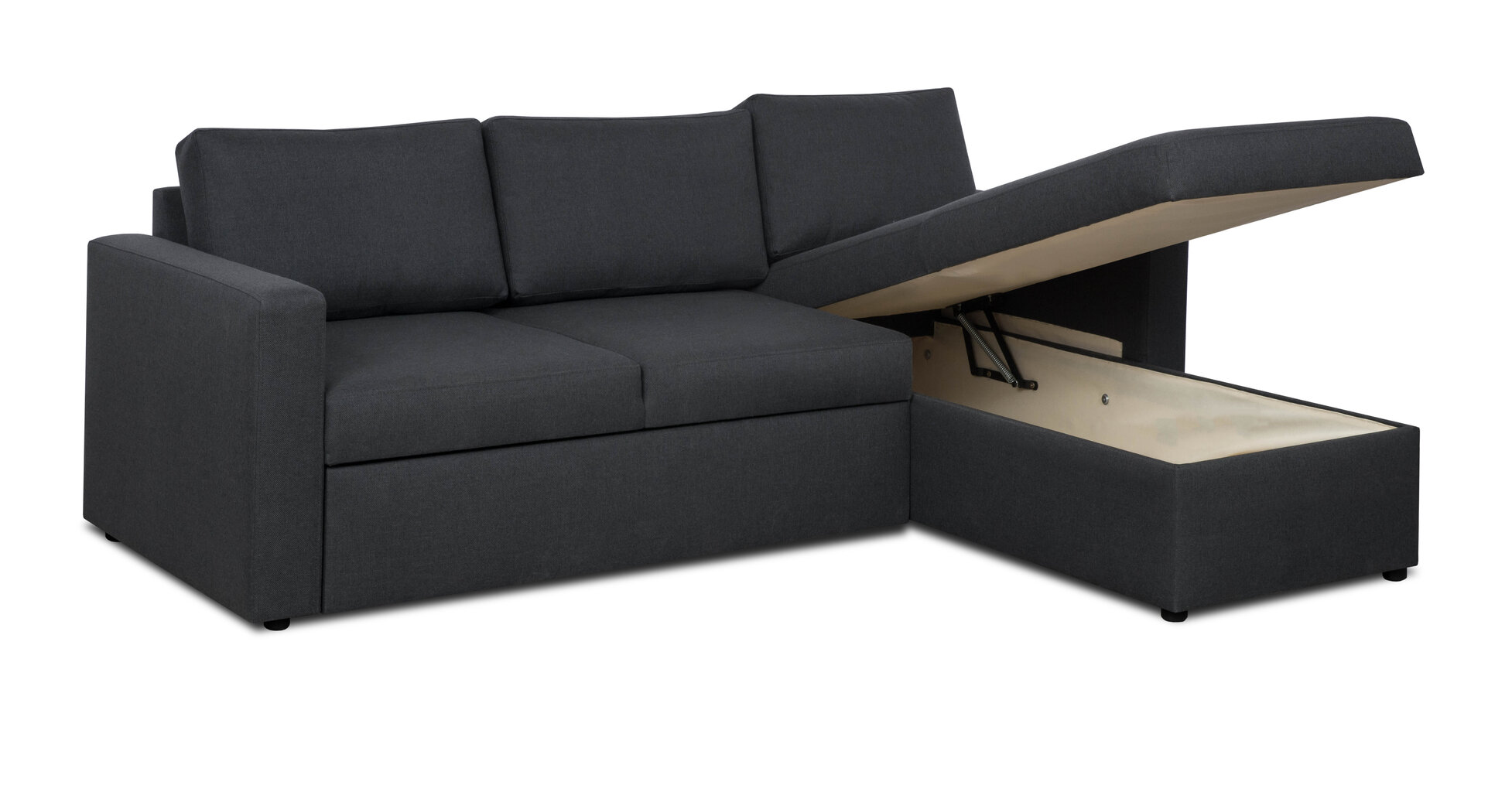Universāls stūra dīvāns Bellezza Inari, tumši pelēks cena un informācija | Stūra dīvāni | 220.lv