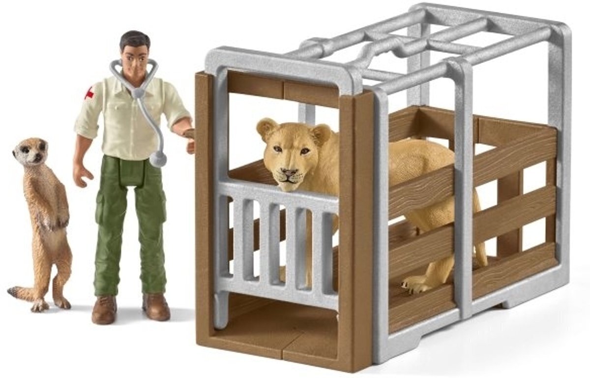 Dzīvnieku glābšanas mašīna Schleich Wild Life cena un informācija | Rotaļlietas zēniem | 220.lv