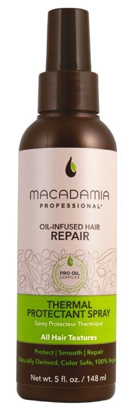 Aizsargājošs matu sprejs pret karstumu Macadamia Thermal Protectant 148 ml cena un informācija | Matu uzlabošanai | 220.lv