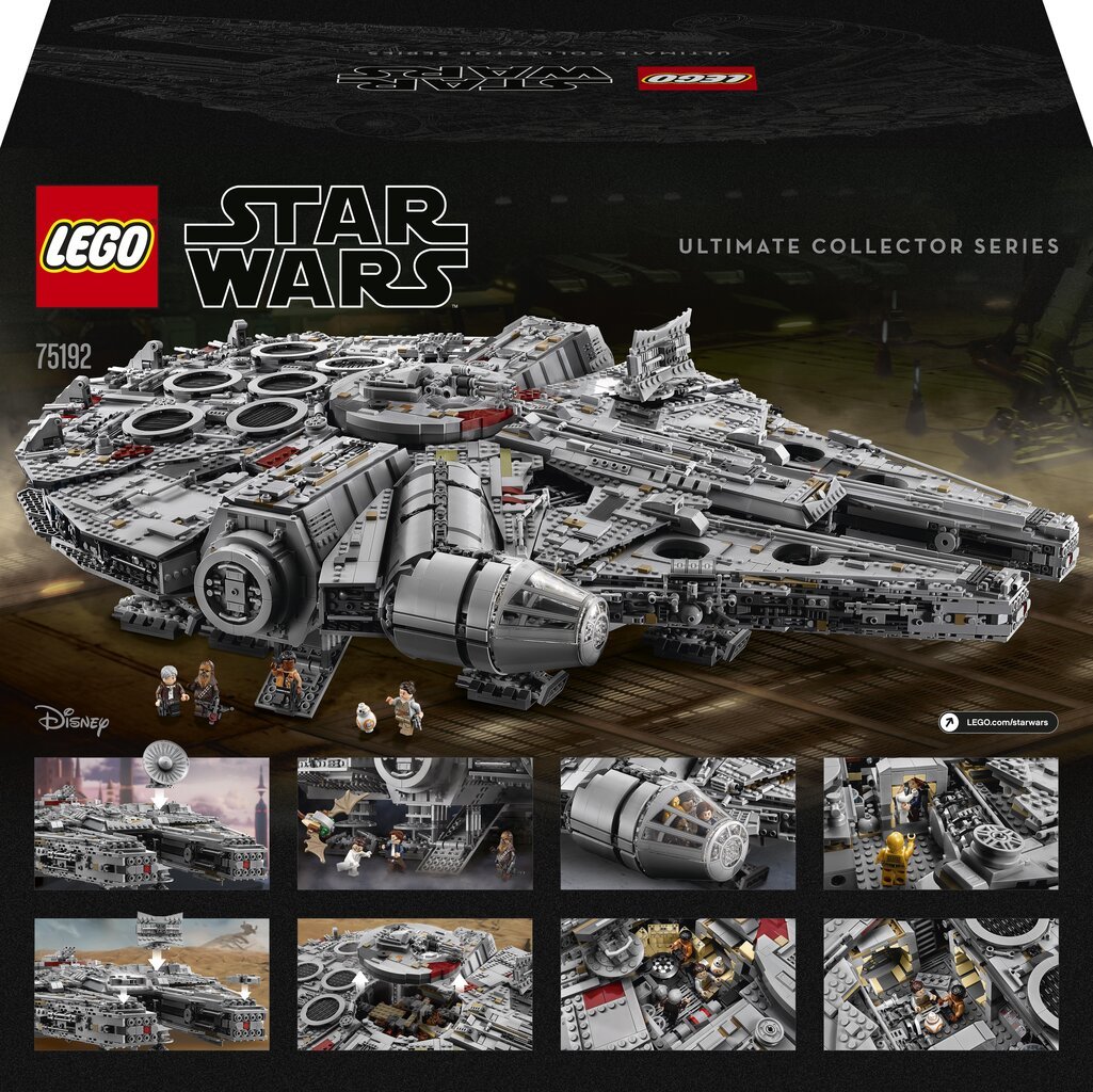 75192 LEGO® Star Wars Millennium Falcon цена и информация | Konstruktori | 220.lv