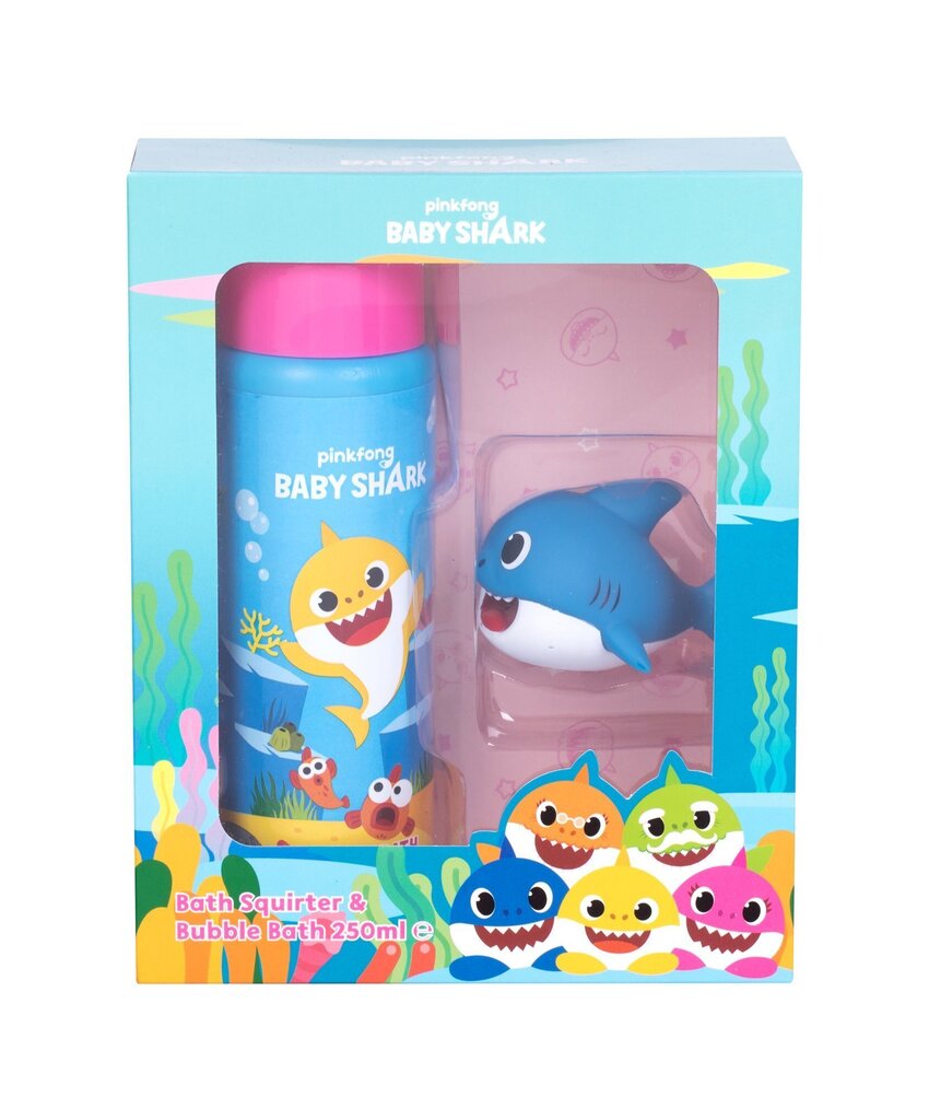 Vannas putas un rotaļlieta bērniem Pinkfong Baby Shark 250 ml цена и информация | Bērnu kosmētika, līdzekļi jaunajām māmiņām | 220.lv