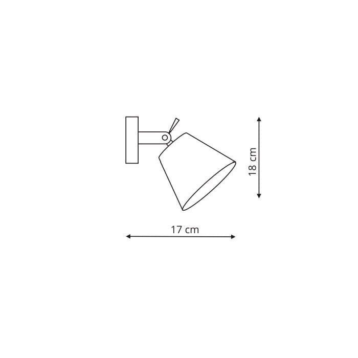 Light Prestige sienas lampa Bali Black cena un informācija | Sienas lampas | 220.lv