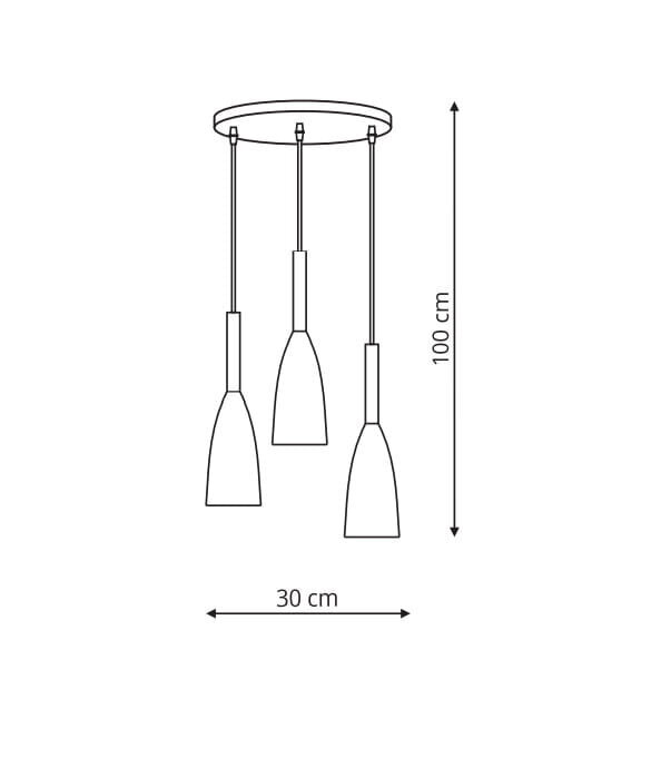 Light Prestige piekaramā lampa Solin Grey cena un informācija | Piekaramās lampas | 220.lv