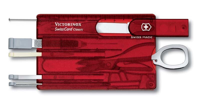 VICTORINOX Swisscard Classic Šveices Kartiņa цена и информация | Tūrisma naži, daudzfunkcionālie instrumenti | 220.lv