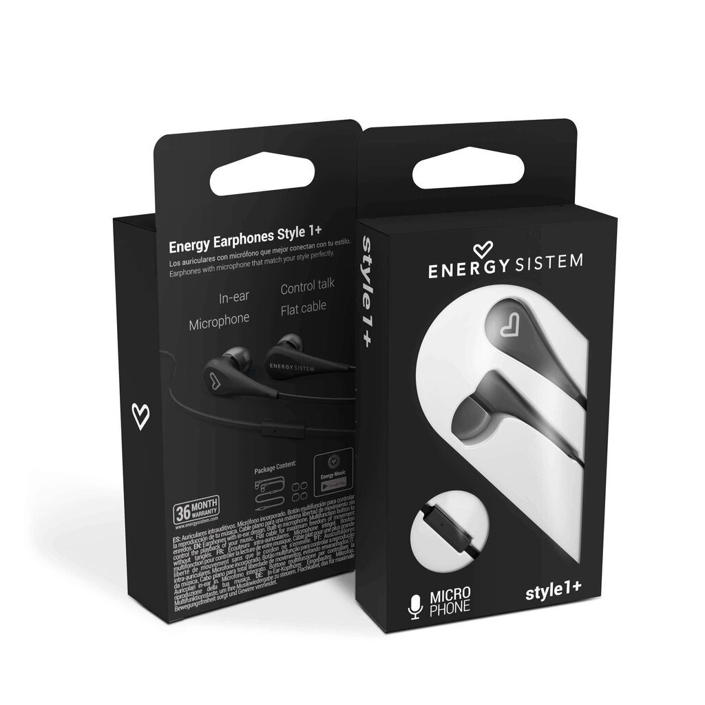 Energy Sistem Earphones Style 1+ cena un informācija | Austiņas | 220.lv