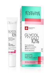 Skābes sejas pīlings Eveline Cosmetics Glycol Therapy 10% 20 ml cena un informācija | Sejas ādas kopšana | 220.lv