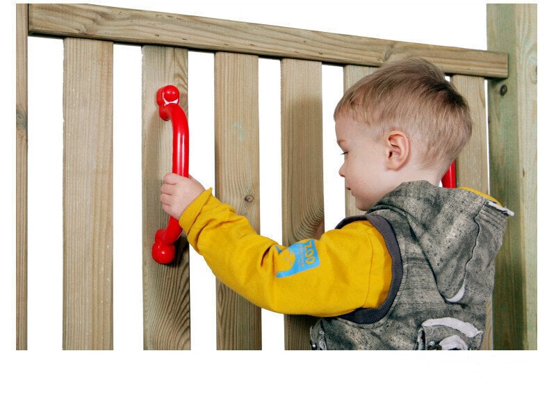 Rokturu komplekts 240x75 mm (zaļš) 4IQ cena un informācija | Bērnu rotaļu laukumi, mājiņas | 220.lv