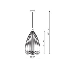 Light Prestige piekaramā lampa Frusta Long Black cena un informācija | Piekaramās lampas | 220.lv