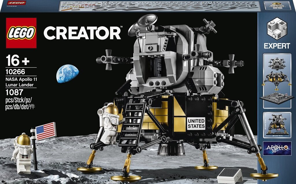 10266 LEGO® Creator Expert NASA Apollo 11 Lunar Lander cena un informācija | Konstruktori | 220.lv