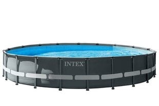 Каркасный бассейн Intex Ultra XTR™ Frame 610x122 см, с 12 В фильтром цена и информация | Бассейны | 220.lv