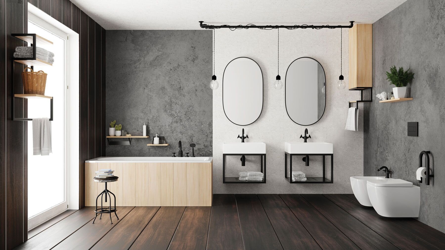Deante vannas istabas maisītājs un dušas komplekts Temisto BQT N14D, black mat цена и информация | Jaucējkrāni | 220.lv