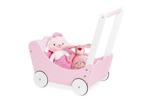 Деревянная кукольная коляска с постельными принадлежностями Pinolino Jasmin цена и информация | Игрушки для девочек | 220.lv