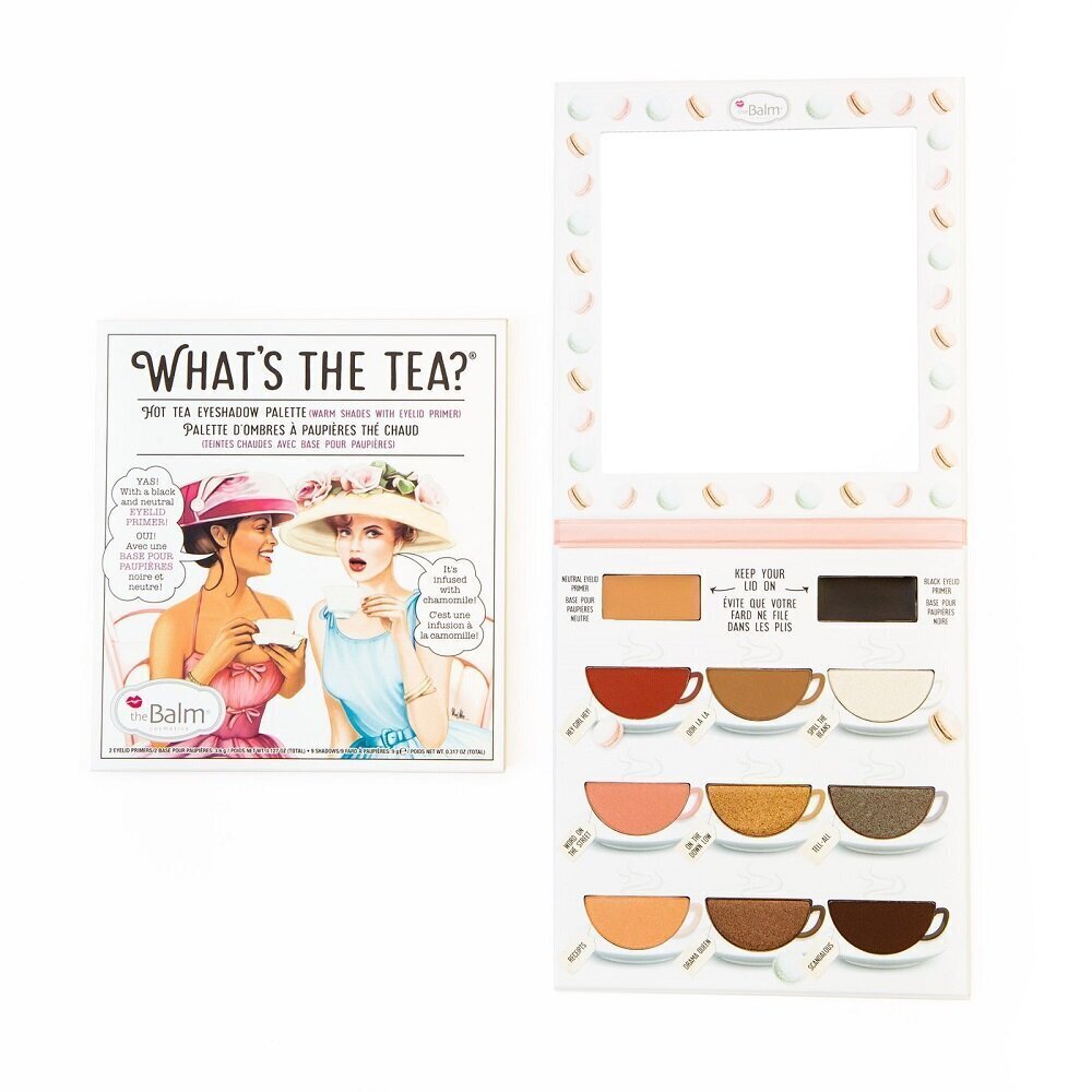 Acu ēnu palete The Balm What's The Tea? 12,6 g, Hot Tea cena un informācija | Acu ēnas, skropstu tušas, zīmuļi, serumi | 220.lv